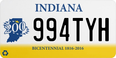 IN license plate 994TYH