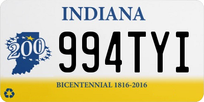 IN license plate 994TYI