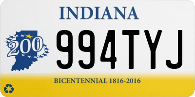 IN license plate 994TYJ