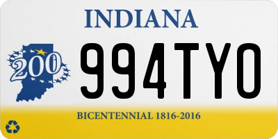 IN license plate 994TYO