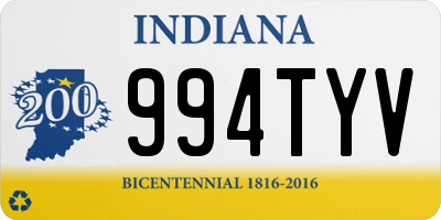 IN license plate 994TYV