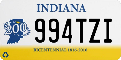 IN license plate 994TZI