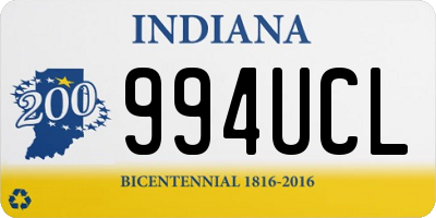 IN license plate 994UCL