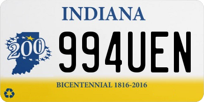 IN license plate 994UEN