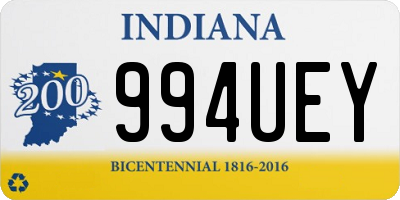 IN license plate 994UEY