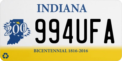 IN license plate 994UFA