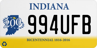 IN license plate 994UFB