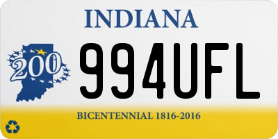 IN license plate 994UFL