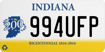 IN license plate 994UFP