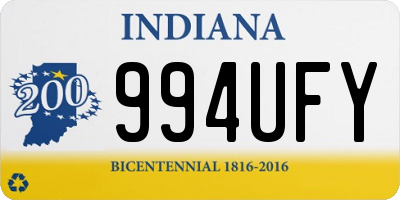 IN license plate 994UFY