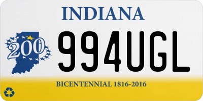 IN license plate 994UGL