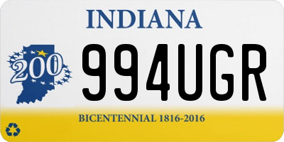 IN license plate 994UGR