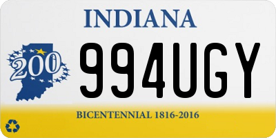 IN license plate 994UGY