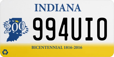 IN license plate 994UIO