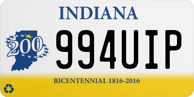 IN license plate 994UIP