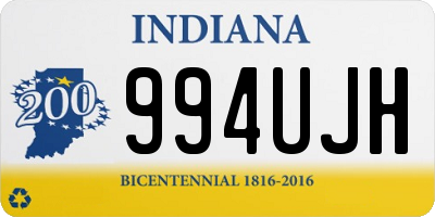 IN license plate 994UJH