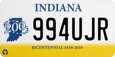 IN license plate 994UJR