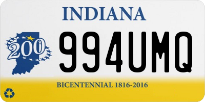 IN license plate 994UMQ