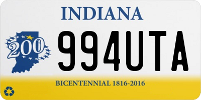 IN license plate 994UTA