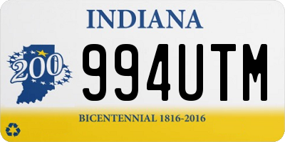 IN license plate 994UTM