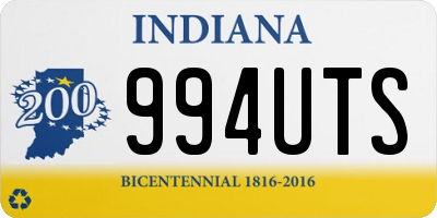 IN license plate 994UTS