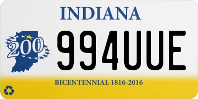 IN license plate 994UUE