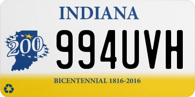 IN license plate 994UVH