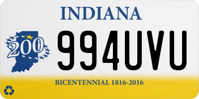 IN license plate 994UVU