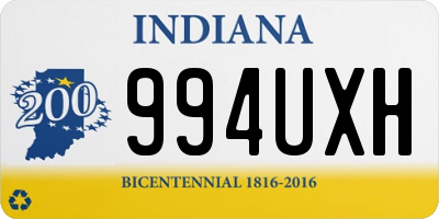 IN license plate 994UXH