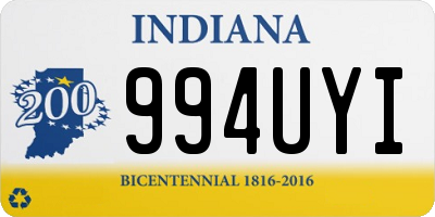 IN license plate 994UYI