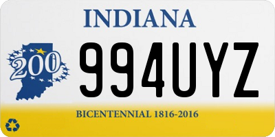 IN license plate 994UYZ