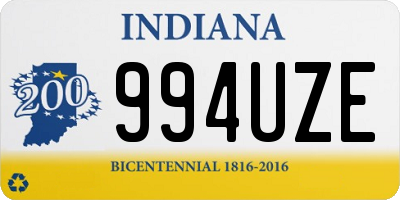 IN license plate 994UZE