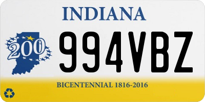 IN license plate 994VBZ