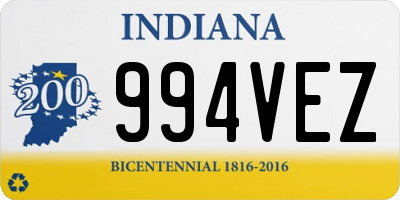 IN license plate 994VEZ