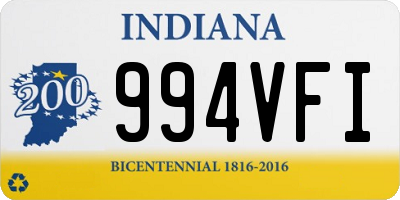 IN license plate 994VFI