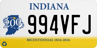 IN license plate 994VFJ