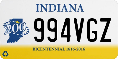 IN license plate 994VGZ