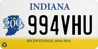 IN license plate 994VHU