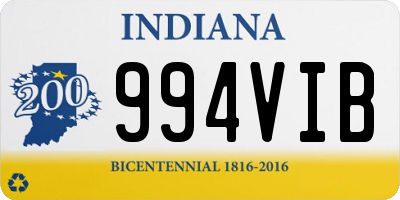 IN license plate 994VIB