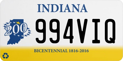 IN license plate 994VIQ