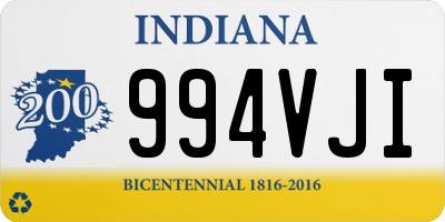 IN license plate 994VJI