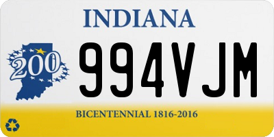 IN license plate 994VJM