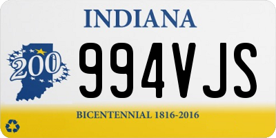 IN license plate 994VJS