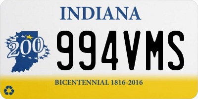 IN license plate 994VMS