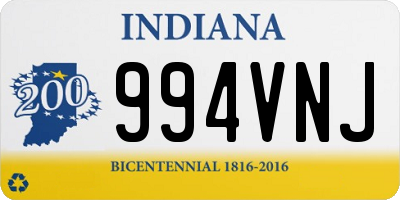 IN license plate 994VNJ