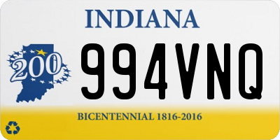 IN license plate 994VNQ