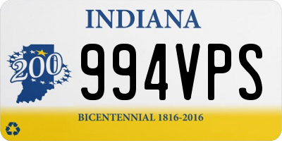 IN license plate 994VPS