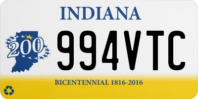 IN license plate 994VTC