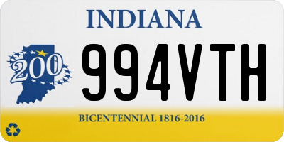 IN license plate 994VTH