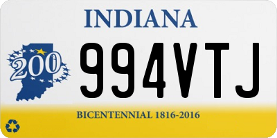 IN license plate 994VTJ